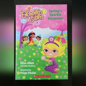 EUC Jim Henson's Enchanted Sisters Springs Sparkle Sleepover book 📖